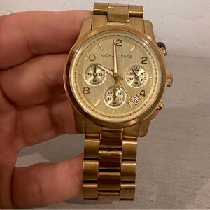 Michael Kors Gold Chronograph Watch